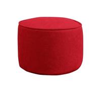 JYARZ Pouf Salvaspazio Poggiapiedi Rotondo Rimovibile E Lavabile, 1 Pezzo Sgabello Moderno(Rot)