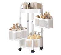 JYARZ Scaffale Angolare Libreria Cestino Angolare In Metallo, Espositore Da Appoggio, Supporto Per Soggiorno, Camera Letto, Cucina Salvaspazio Moderno(3-Tiers)