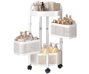 JYARZ Scaffale Angolare Libreria Cestino Angolare In Metallo, Espositore Da Appoggio, Supporto Per Soggiorno, Camera Letto, Cucina Salvaspazio Moderno(3-Tiers)