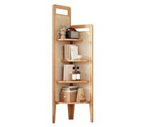 JYARZ Scaffale Angolare Libreria Scaffale Angolare For Soggiorno, Multistrato, Espositore For Libri Salvaspazio Moderno(Natural)