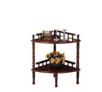 JYARZ Scaffale Angolare Libreria Scaffale Angolare In Legno For Studio, Portaoggetti Vintage Salvaspazio Moderno(Bruin,35x35x65cm)