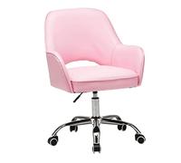 JYARZ Sedia Scrivania Ufficio Studio Sedia Da Computer Camera Letto Cortex Gioco Ergonomico Ufficio Confortevole Per Conferenze Uso Domestico Casa Cómodas(Pink)