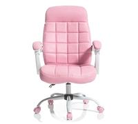 JYARZ Sedia Scrivania Ufficio Studio Sedia Da Computer Con Schienale Regolabile Alto Ufficio In Ecopelle Girevole Poggiapiedi Imbottita Reclinabile Casa Cómodas