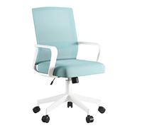 JYARZ Sedia Scrivania Ufficio Studio Sedia Da Ufficio Girevole Per Computer Con Supporto Lombare Ergonomico In Rete Traspirante Per Sala Riunioni Dell'ufficio Studio Casa Cómodas(White+Green)