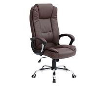 JYARZ Sedia Scrivania Ufficio Studio Sedia Da Ufficio In Pelle In Stile Classico Con Bracciolo Girevole Reclinabile Casa Cómodas(Bruin)