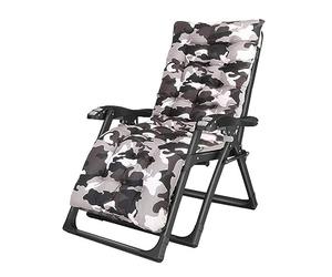 JYARZ Sedie Pieghevoli Portatile Pieghevole Portatile Reclinabile Sedia Rullo Massaggio Bracciolo Camouflage Superficie Seduta Schienale E Poggiatesta A Sdraio Chaise Longue Cushion)