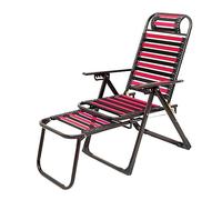 JYARZ Sedie Pieghevoli Portatile Sedie A Sdraio Per Lettini Sedia A Fascia In Gomma A Per Balcone Letto Per Pisolino E Reclinabile Portatile Pieghevole Chaise Longue(B)