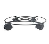 JYARZ Sottovaso con Ruote Carrello for Piante con Rulli Ruote Bloccabili Carrello for Piante in Vaso Supporto for Uso Interno Ed Esterno Supporto per Piante(30cm)