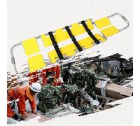 JYBNBBE Barella Portatile Gurney per Soccorso, barella Medica per Trasporto pazienti, barella a Cucchiaio con 3 Cinghie, Adatta per ambulanze e ospedali