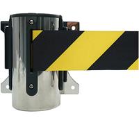 JYBNBBE Barriera a Nastro Retrattile, barriera di Sicurezza in Acciaio Inossidabile, Cintura di Sicurezza per Montaggio a Parete, Cintura telescopica per Il Controllo della Folla,B