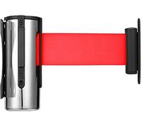 JYBNBBE Barriera di Sicurezza in Acciaio Inox, barriera di Sicurezza Retrattile con Montaggio a Parete, per Barriere di Controllo della Folla e divisori di Linea, D, 3 m,E-2m