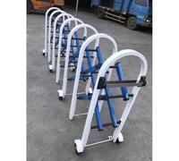 JYBNBBE Barriera di Sicurezza Regolabile ed espandibile - Cancello di Isolamento per vialetto in Acciaio Inossidabile e barriera Stradale 0,9x6 m Recinzione da Giardino per sicur,1.5x6m-Blue