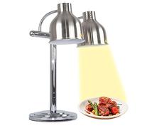 JYBNBBE Lampada riscaldante per Alimenti a Doppia Testa per Buffet, Lampada riscaldante da Cucina Commerciale da 500 W, Lampada riscaldante per Alimenti, Lampada riscaldante da t,C-2
