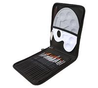 JYBNBBE Set di pennelli in Nylon da 16 Pezzi, Set di pennelli Professionali per Pittura, Set di Forniture Scolastiche