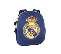 JYC CREATIVE Zaino Real Madrid - Zainetto Sportivo Taglia Unica per Bambini e Ragazzi, Ideale per Scuola, Allenamento e Tempo Libero, Regalo Tifosi Madrid Calcio, Bianco