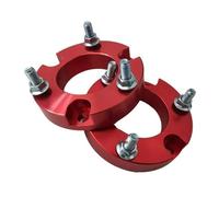 JYCNVKTP Auto Distanziali Ruota per Nissan per Navara 1" Ammortizzatore Distanziale Auto Ricambi 1 Coppia Kit di Sollevamento Anteriore 25 Mm Rosso Distanziatori Ruota Ampliamento Kit