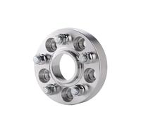 JYCNVKTP Auto Distanziali Ruota per Q7 4L 2 Pezzi 1 Paio di Adattatori per Distanziali Ruota PCD 5x130 CB 71,6 Mm Distanziatori Ruota Ampliamento Kit(Silver Spacer 25mm)