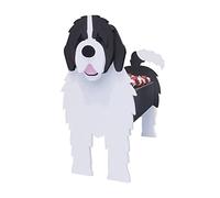 JYCRA Fioriera per cani, nuovo vaso da fiori a forma di animale fatto a mano cane fioriere per fiori carino cane a forma di cane