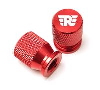 JYDJDL,Accessori coprivalvola per Pneumatici per Moto Tappo Stelo Adatto per Royal Enfield Bullet Meteor 350 500 Interceptor 650 Continental GT 535 Himalayan 411 400,Red