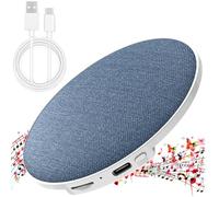 JYEVERC Altoparlante Bluetooth Sotto il Cuscino, 9.2cm, Mini Altoparlante Bluetooth a Conduzione Ossea, Altoparlante da Cuscino a Conduzione Ossea, Altoparlanti Da Cuscino (Blu,9.2 * 9.2 * 1.2cm)