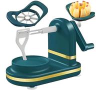 JYEVERC Home Essentials Multi-Fruit Peeler 2.0, Pelapatate Multiplo, Sbucciatrice Rotativa Veloce, Pelapatate a Manovella, Professionale Sbuccia Mele con Manovella, for Frutta e Verdura