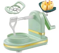 JYEVERC Home Essentials Multi-Fruit Peeler 2.0, Pelapatate Multiplo, Sbucciatrice Rotativa Veloce, Pelapatate a Manovella, Professionale Sbuccia Mele con Manovella, for Frutta e Verdura