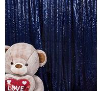 JYFLZQ - Tenda con paillettes, sfondo fotografico, decorazione per feste, matrimoni, compleanni, baby shower, Allegro, 7 ft x 7 ft