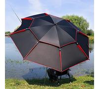 JYFZYTLL Ombrellone da Sole Impermeabile for Pesca E Spiaggia, Ombrello da Giardino Esterno Vele Parasole, 360° Protezione Solare UV, Antipioggia, con Snodo Antivento E Sacca Trasporto