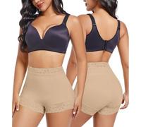 JYIXXZX Mutande Imbottite Donna Mutande Push Up Glutei Hip Enhancer Butt Lifter Shapewear Pizzo Intimo Modellante Imbottite Invisible Perfetto Butt Shaper Panty Controllo Ventre e Fianchi Body Shaper