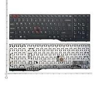 JYJMDMG Laptop Parts US/UK - Tastiera per computer portatile Fujitsu Lifebook E554 E556 E753 E754 E756 E557, telaio nero (UK nero)