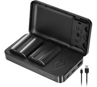 JYJZPB EN-EL15C EN-EL15 EN-EL15B 2200mAh Batterie di Ricambio e Caricabatterie per Nikon D7500, D750, Z6, Z7, D500, D600, D610, D810, D800, D800E, D710E, D7000, D7100, D7200, 2 Confezioni Batterie