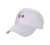JYKJUEDZ Cappellino da Baseball Aqua Teen Hunger Force Frylock Meatwad Master Shake Stampa con Decalcomania del Personaggio Visiera Termica da Uomo e da Donna Stile Rave.