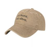 JYKJUEDZ Cappellino da Baseball, frequenta la confraternita duramente, frequenta Spesso. Icona Cavallo Lusso Donna Uomo