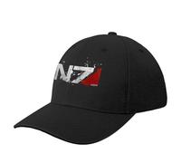 JYKJUEDZ Cappellino da Baseball Mass Effect Distressed N7 Beach Sun per Bambini Cappellini da Uomo e da Donna
