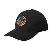 JYKJUEDZ Cappellino da Baseball Obiettivi di Sviluppo sostenibile delle Nazioni Unite Obiettivi globali 2030 Obiettivi di Sviluppo sostenibile delle Nazioni Unite 2030 Logo Regali sostenibili