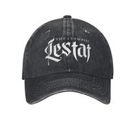 JYKJUEDZ Cappellino da Baseball The Vampire Lestat Sun Text Casual Uomo Adulto Lavato Trucker all'Ingrosso Stampa Outdoor Palestra Snapback Regalo