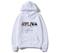 JYKJUEDZ Felpa con Cappuccio Alive Tour Retro Stampata Autunno/Inverno da Uomo e da Donna Moda Street in Cotone Manica Lunga Ampia
