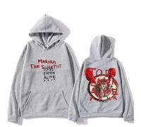 JYKJUEDZ Felpa con Cappuccio Mariah The Scientist per Autunno/Inverno Felpe in Pile Gotiche a Maniche Lunghe Abbigliamento Hip Hop Punk Ropa Mujer Felpa con Cappuccio Morbida