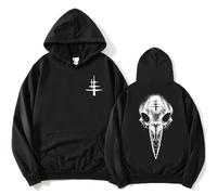 JYKJUEDZ Felpa con Cappuccio SleeplessEmpire Rock Band Lacuna Coil Felpe a Maniche Lunghe Street Style Moda Sudaderas Autunno Pile Uomo Pullover