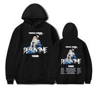 JYKJUEDZ Felpa con Cappuccio YovngChimi Demon Time Tour da Uomo e da Donna Felpa Oversize Pullover Hip Hop Giacca con Cappuccio Tuta da Uomo Manica Lunga
