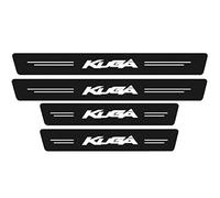 JYMLOV 4 Pezzi Strisce Protettive per Battitacco Auto per FO-rd Kuga Accessori Tuning, Adesivo per Il Bordo della Davanzali Pellicola AntiGraffio Porte in Fibra Carbonio,White