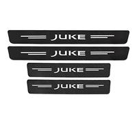 JYMLOV 4 Pezzi Strisce Protettive per Battitacco Auto per NIS-San Juke Accessori Tuning, Adesivo per Il Bordo della Davanzali Pellicola AntiGraffio Porte in Fibra Carbonio,White