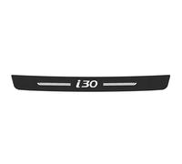 JYMLOV Auto Fibre Carbone Protezione Paraurti Posteriore, per Hyun-dai i30 AntiGraffio Guard Piastra Adesivi Styling Accessori,Black