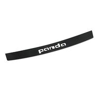 JYMLOV Protezione Paraurti Posteriore Auto, per Fi-at Panda, 90 cm Adesivi Protezione Soglia Bagagliaio Fibra Carbonio Carrozzeria Striscia di Copertura Accessori Protettivi,Black