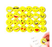 JYNVO 36 Pcs Gomme Da Cancellare Per Bambini, Gomma Da Cancellare Emoticon, Smiley Divertenti Gomme, per Festa Bambini Compleanno Battesimo Natale Regalo Per Bambina Bambino