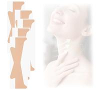 JYNVO 5-pack di cerotti per il lifting del collo, strisce per il lifting immediato del collo, adesivi per il lifting del collo, nastro per il lifting del collo per donne e ragazze
