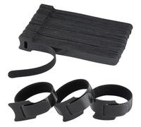 JYNVO Confezione da 100 pezzi di fascette regolabili con chiusura in velcro, fascette universali in nylon, ideali per organizzare i cavi in casa e in ufficio