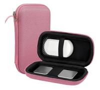 JYNXOR 1 pcs Custodia rigida per monitor - Custodia rigida per kardiamobile 6L, borsa da viaggio per monitor cardiaco ECG, borsa per monitor cardiaco, borsa per rilevatore di cuore, organizer, Rosa