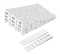 JYNXOR 12 Pezzi Cunei per Mobili 8 x 19.5 x 100 mm, Cunei per Mobili, Cunei Livellanti, Spessori in Plastica con Punti di Rottura Teorici Integrati, Zeppe di Compensazione per Arresto