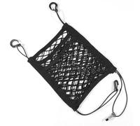 JYNXOR 1pcs Borsa In Rete Per Auto A 3 Strati, Borsa In Rete Per Lo Schienale, Rete Barriera Per Animali Domestici, Borsa In Rete Per Riporre Il Conducente, Borsa Portaoggetti Retrattile,Nero